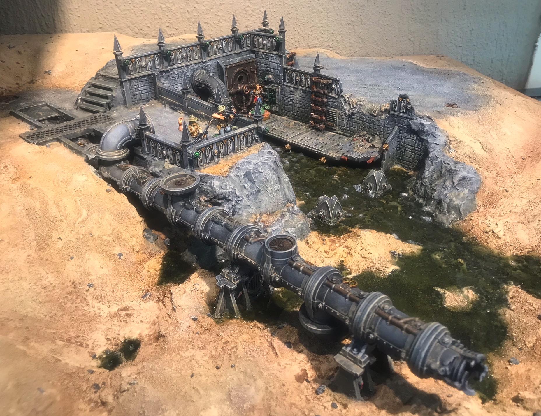 Gaming Tables, Terrain, Warhammer 40,000 Talos Watertreatment plant
